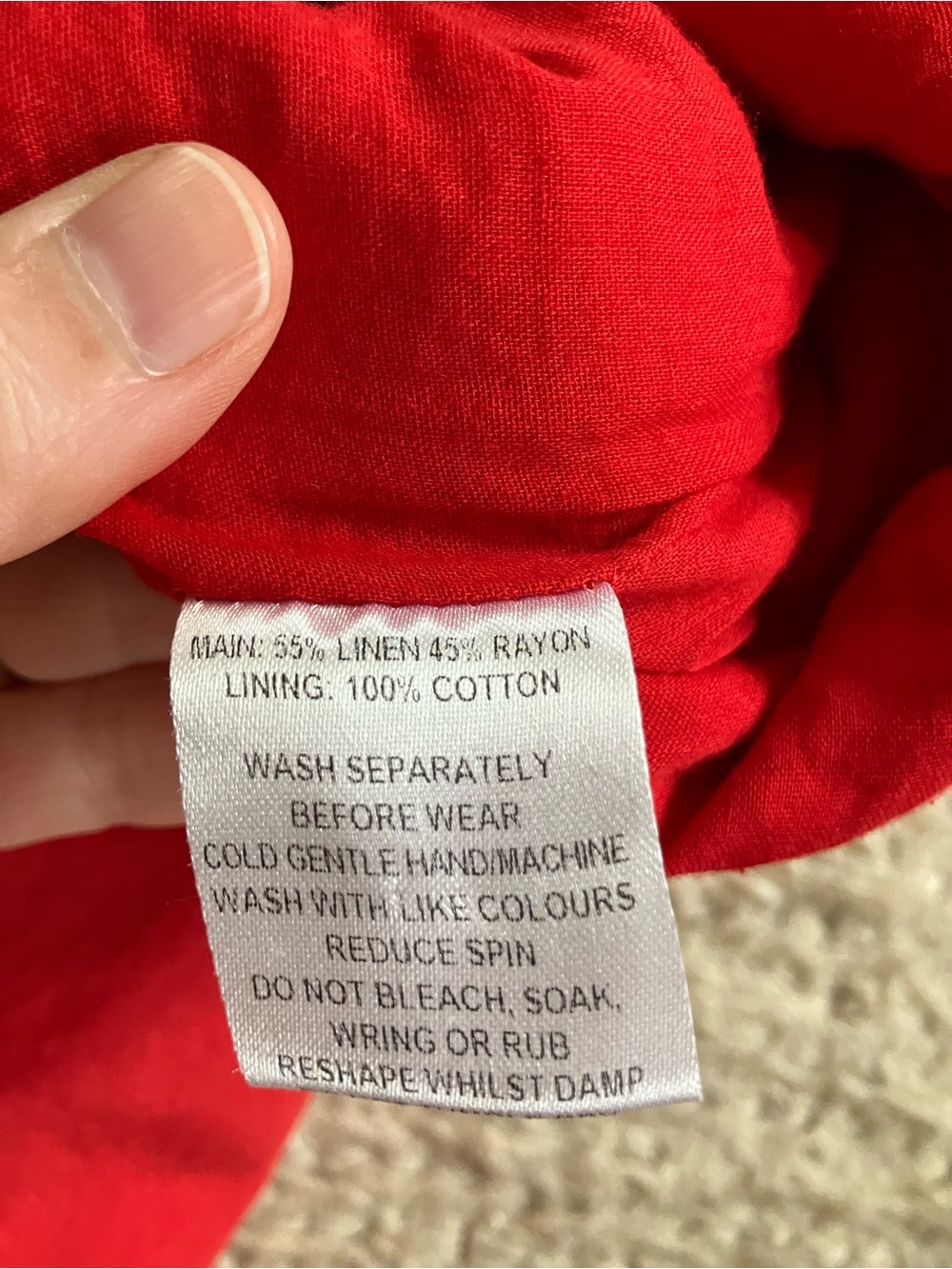 Red Button-Front Vest Top - Picture 6 of 11